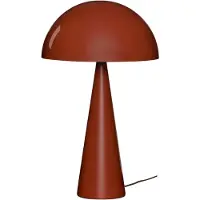 Hubsch Tischlampe Mush, braun / rost, für Schlafzimmer, Metall, Modern, Tischlampe