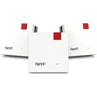 FRITZ! Mesh Set 20003133, Weiß, Intern, Dual-Band (2,4 GHz/5 GHz), Wi-Fi 7 (802.11be), 3600 Mbit/s, 802.11a, 802.11g, Wi-Fi 4 (802.11n), Wi-Fi 5 (802.11ac), Wi-Fi 6 (802.11ax), Wi-Fi 7 (802.11be)