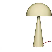 Hubsch Tischlampe Mush, creme / amber, für Schlafzimmer, Metall, Modern, Tischlampe