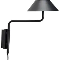Hubsch Abdeckung für Wandlampe schwarz