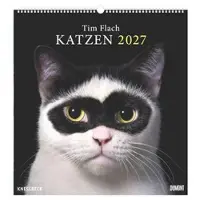 Sonstige Verlage DUMONT Wandkalender Tim Flach: Katzen 2027, Haus- und Wildkatzen, 45 x 48 cm