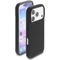 DeLOCK Schutzhülle für iPhone 17 Pro kompatibel mit MagSafe aus Soft-Touch Silikon schwarz (81645)