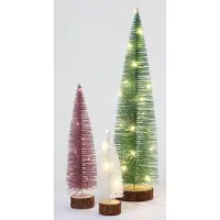 BURI Weihnachten Dekobaum H=50cm 25LED Weihnachtsbaum Advent Dekoration wohnen TOP