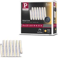 Paulmann LED-Streifen "MaxLED 1000 Stripe 2,5m IP44 Cover 2700K 29W 24V Silber Kunststoff", silber (silberfarben), Flammen 1 Stk., Gesamtlänge 2,5m, Lichterketten, LED-Streifen