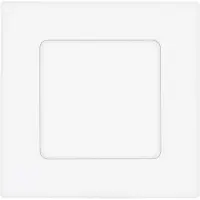 Eglo TINUS 1, Fueva 1, LED Einbaustrahler 2,7W – Slim Panel 85×85 mm Weiß