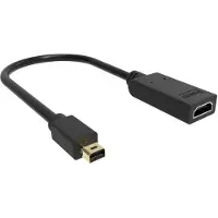 Vision TC-MDPHDMI/BL, Mini DisplayPort, HDMI Typ A (Standard), Männlich, Weiblich, Gerade, Gerade