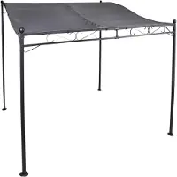 Mojawo Anbaupavillon 300x250cm Stahlgestell Dach beschichtet wasserabweisend
