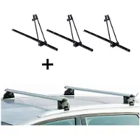 VDP 3xFahrradträger ORION + Relingträger CRV120A kompatibel mit Mitsubishi Galant Kombi 92-02