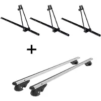 VDP 3x Fahrradträger ORION + Dachträger VDP004 L kompatibel mit für BMW 3er Touring (Kombi) E46 99-'05