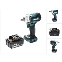 Makita DTW 300 G1 Akku Schlagschrauber 18 V 330 Nm 1/2" Brushless + 1x Akku 6,0 Ah - ohne Ladegerät