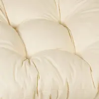 NYVI Loungekissen SmartLounge – Sitzkissen und Rückenkissen für Indoor und Outdoor, Farbe:Elfenbein, Größe:6x Sitzkissen 80x80cm