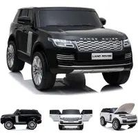 Es-toys Kinder Elektroauto Land Rover Range Rover EVA-Reifen Allradantrieb schwarz
