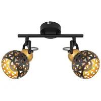 Etc-shop Spotstrahler, 2 flammig, Spots flexibel, L 25 cm
