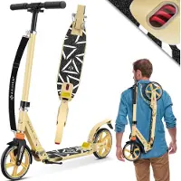 Kesser Cityroller Scooter 205mm Räder PolyurethanBig Wheel - Pro-S Tretroller mit Doppel Federung, City-Roller Scooter klappbar und Höhenverstellbar, Roller Kickscooter für Erwachsene und Kinder