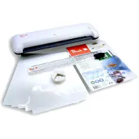 Peach PL755+ 4 in 1 Laminierset inkl. Laminiergerät, Eckenrunder, Rollenschneider und Folien, A3