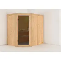 Karibu Sauna "Havasu" SET naturbelassen ohne Ofen