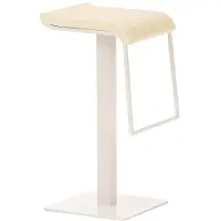 CLP Barhocker Lameng Kunstleder W78 | Farbe creme
