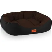 BedDog SABA PREMIUM Hundebett,XL,MOCCA (schwarz/braun)