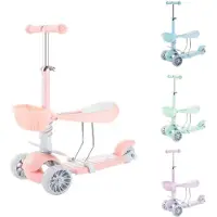 Kikkaboo Makani Bonbon 3 In 1 Süssigkeit Scooter Rosa Rosa One Size