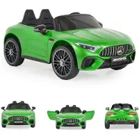 Moni Kinder Elektroauto Mercedes-Benz DK-SL63 Zweisitzer Fernbedienung Bluetooth grün