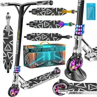 Kesser Stunt Scooter GT-Limit 360° Lenkung Funscooter Stuntscooter mit Ständer ABEC 9 Kugellagern, 110 mm PolyurethanRäder , Kickscooter Tretroller Cityroller Trick Roller für Kinder Erwachsene