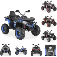Moni Kinder Elektro-Buggy Cool NEL-007, EVA-Reifen, Scheinwerfer, Musikfunktion blau