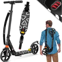 Kesser Cityroller Scooter 205mm Räder PolyurethanBig Wheel - Pro-S Tretroller mit Doppel Federung, City-Roller Scooter klappbar und Höhenverstellbar, Roller Kickscooter für Erwachsene und Kinder