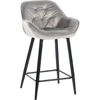 CLP Barhocker Gibson grau Material Samt