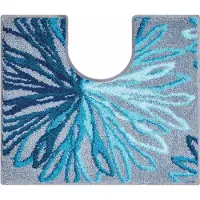 Grund Badematte "Art", rutschhemmend beschichtet, fußbodenheizungsgeeignet, florales Muster, elegante Badematte