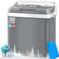 Kesser 32 L Kühlbox 12V, 230V Stecker, Mini-Kühlschrank, Thermoelektrische Warmhaltebox