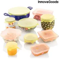 InnovaGoods Ein Set mit 10 wiederverwendbaren und verstellbaren Küchenabdeckungen von Lidyc