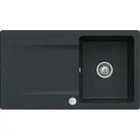 Villeroy & Boch Keramikspüle 33352FS5, Siluet 50 flat Flächenbündige Spüle - inkl.
