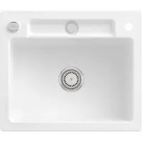 Villeroy & Boch Keramikspüle 334602KG, Siluet 60 S Einbauspüle - inkl.