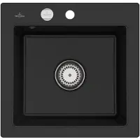 Villeroy & Boch Keramikspüle 33152FJ0, Subway 50 S flat Flächenbündige Spüle - inkl.