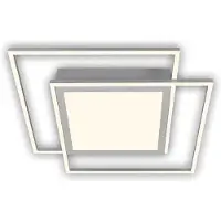 Briloner LED Deckenleuchte Deckenlampe getrennt schaltbar 51W chrom matt