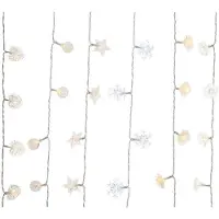 Kaemingk LED Lichterkette Stern Rose Kristall Kugel Herz Blume L1,1m Stückpreis
