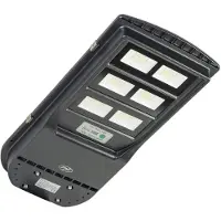 Pni SL220 200-W-Straßenbeleuchtungslampe, mit integriertem 15-W-Solarpanel, 6500 K, 1700 lm, 3 x eingebauter 15-Ah-Batterie, Mikrowellen-Bewegungssensor