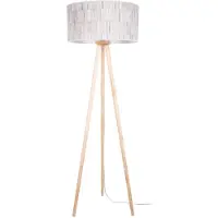 SPOT-LIGHT Stehleuchte, Birkenholz, Tapete, Landhaus, E27, H 154cm