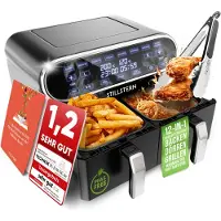 Stillstern Heißluftfritteuse 8 L – Dual Zone, 2400 W, digital