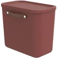 Rotho Aufbewahrungsbox 25L Maloja - Kunststoffbox 40 x 23,5 x 34 cm - Box mit Deckel - Stapelbox sicher verschließbar - Plastikbox