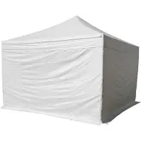 ALEOS . 4x4m Alu Profi Faltzelt Marktzelt Marktstand Tent 40mm QUAD mit Metallgelenken und feuerhemmenden Planen