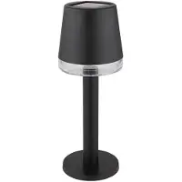 Globo LED Solarleuchte, Tischlampe, schwarz, Akku, H 21,5 cm