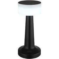 Globo LED Tischleuchte, Touchdimmer, USB, schwarz, H 21,5 cm