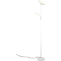 TRIO Stehlampe Specter weiß mit Leseleuchte
