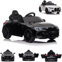 Es-toys Kinder Elektroauto BMW M4 lizenziert 12V7A Akku 2 Motoren EVA-Reifen MP3
