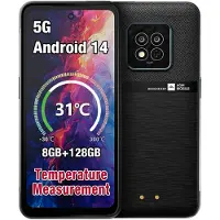 Beafon AGM X6 Phantom, 17,2 cm (6.78"), 8 GB, 128 GB, 50 MP, Android 14, Transparent