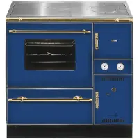 Wamsler wasserf. Küchenofen | K 148 CL | 23 kW | blau/gold | links