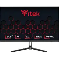 ITek GGF, 62,2 cm (24.5"), 1920 x 1080 Pixel, Full HD, LED, 1 ms, Schwarz