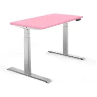 Schaff Elektrisch Höhenverstellbarer Schreibtisch REC | 140x60 cm | Pink