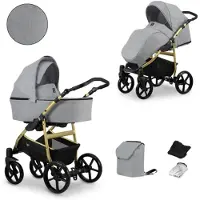 Kunert Kinderwagen MATA 2in1 - Farbe: Grau